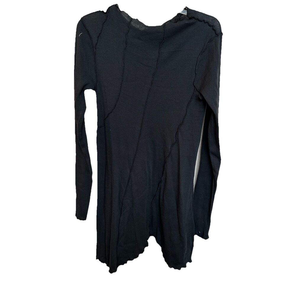 We The Free Sz Small Black Mock Neck Tunic Shirt NWOT